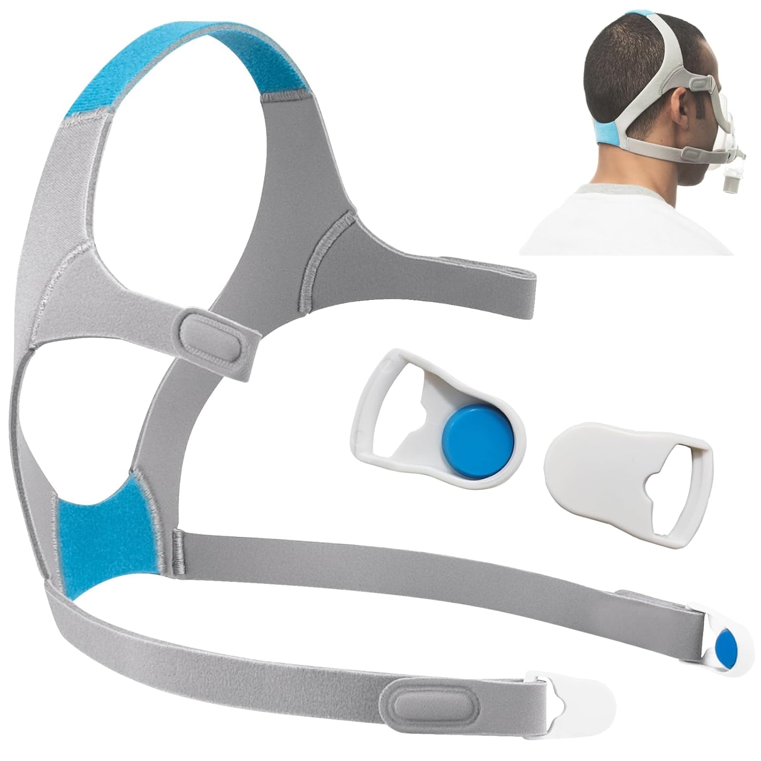 Запасной ремешок для маски AirFit F20 / AirTouch F20, Универсальный сменный ремешок для CPAP-маски, Удобный сменный ремешок F20 for AirFit F20