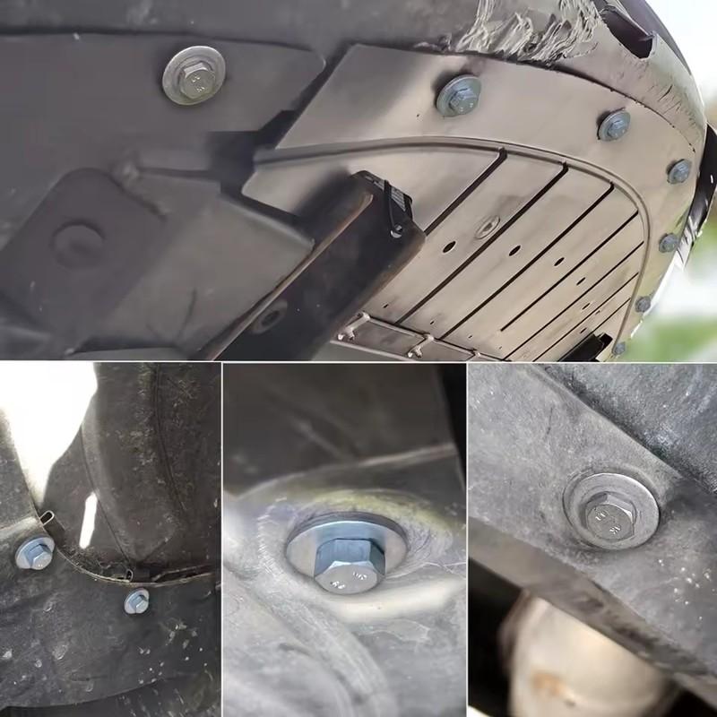 Motorabdeckung Unterbodenschutz Clips M6 Karosseriebolzen U-Mutter Schrauben Halter Spritzschutz für Peugeot 4008 3008 2008 508 408