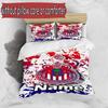 3pcs Duvet Cover Set (1*Duvet Cover + 2*Pillowcase, Without Core), Custom Name Club Deportivo Guadalajara Pattern Bedding Set, Home Bedroom Decor Gift