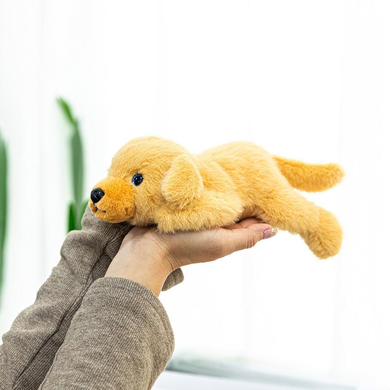 Pet Plush Dog Stuffed Toy Keychain With Soft Short Plush For Bags And Car Accessories