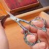 Antique Design Tailor Scissors Stainless Steel Thread Cutter Paper Cutting Tool  Grooming Use