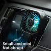 Mini Car Air Outlet Cooling Fan Adjustment Powerful USB Light Creative Low Noise Multi-function Mini Interior Fan Cooler Amagi