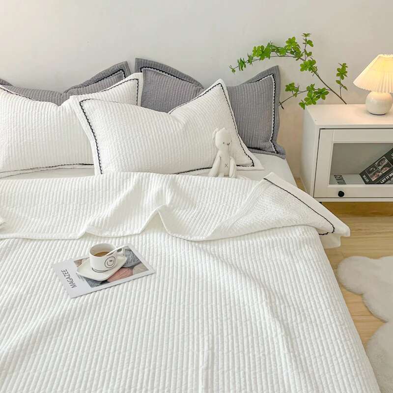 Bubble Yarn Blanket - Single/Queen Size Summer Bedspread, Lace Quilt for Bed & Sofa (Pillowcase Sold Separately)