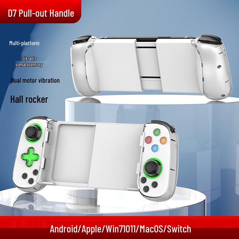 D7 Somatosensory Wireless Bluetooth Game Controller with Lights for Android and Switch