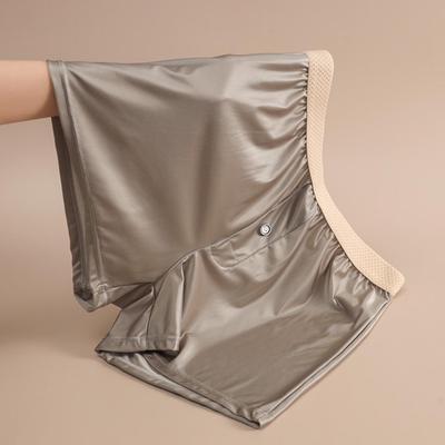 Slip da uomo in raso di seta ghiacciata Sportivi Taglie forti