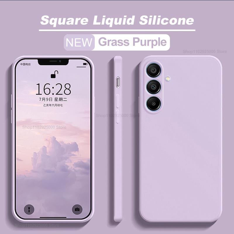 For For Samsung A15 Case Luxury Liquid Silicone Phone Cases For Samsung Galaxy A15 A 15 SamsungA15 Shockproof Soft Cover