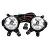 Fog Light Set for 13-15 Chevrolet Spark - Headlight Bumper and Daytime Running Light Assembly