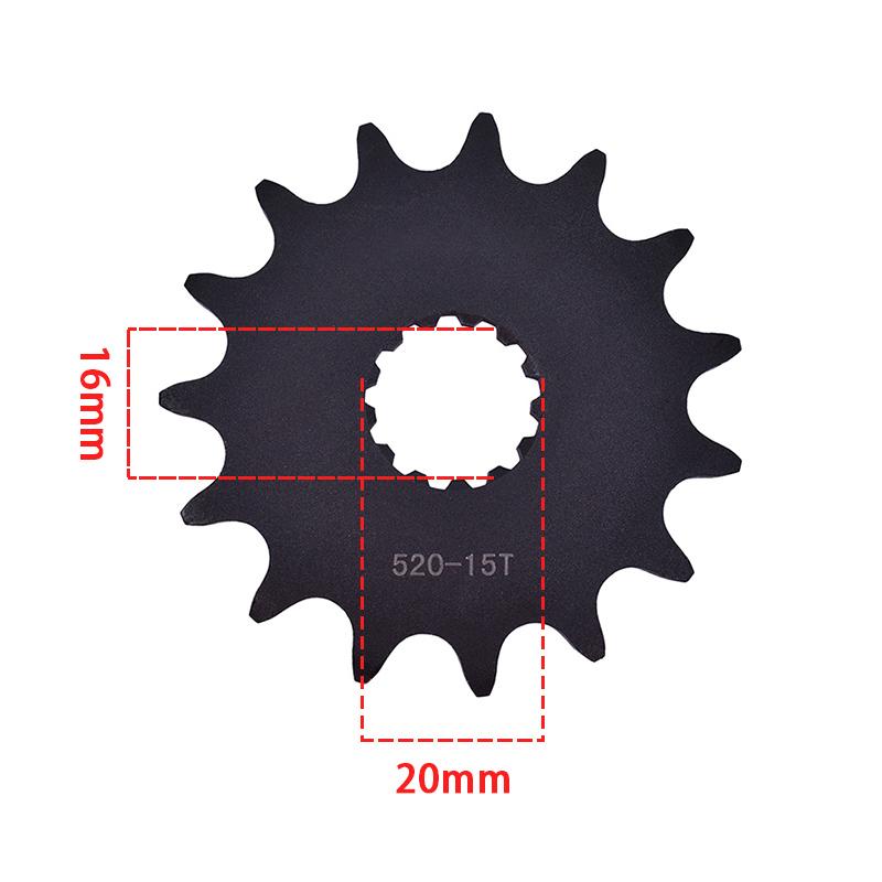 Motorcycle 520 Chain 15T Front 46T Rear Sprocket For SUZUKI SV650 2016-2020 SFV650 2009-2015 GS500 1988-1993 SV SFV 650 GS 500
