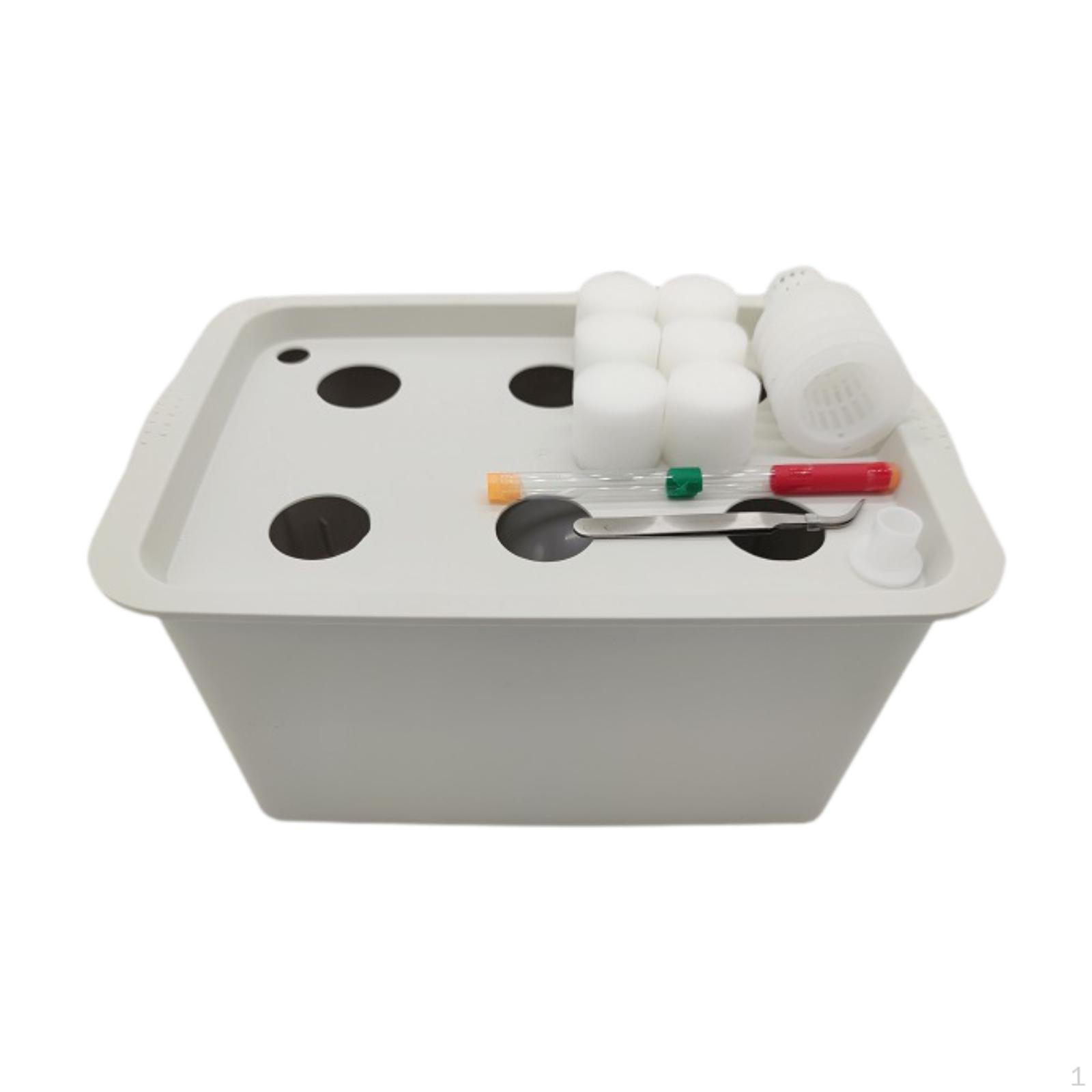 

Система Гроубокс, Беспочвенное выращивание, 6 отверстий, Улучшенная аэрация, Садовый шкаф-бокс для салата