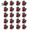 Duck Sculpture Set 20Pcs Mini Glow-in-the-dark Resin Ornaments Adorable High-quality Decor Sculptures for Garden Home Party Decoration Figurines
