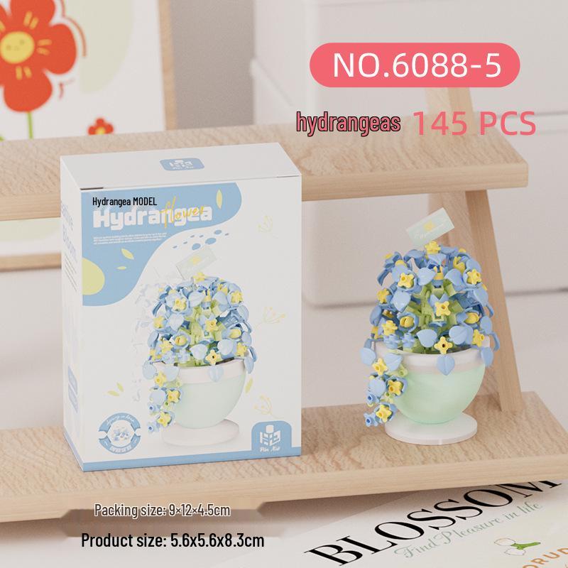 Bukiet Sukulentów Klocki - Prezenty Świąteczne i Zabawki