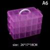 3 Layers Transparent Plastic Jewelry Storage Box Large-Capacity Finishing Box Necklace Ring Stud Earrings Box Ornament Box