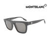 Montblanc Sunglasses MB0176S 001 Square Horn-rimmed UV Protection Women Men
