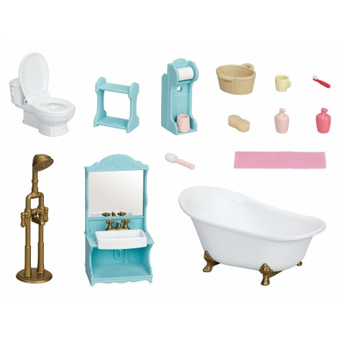 Sylvanian Families Furniture [Bathroom Set] SE-200 ST Mark Certification For Ages 3 and Up Toy Dollhouse Sylvanian Families EPOCH