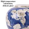 Luxury Vase Jingdezhen Blue and White Porcelain Vase Modern Creative Home Flower Arrangement Artwork Living Room Decorations