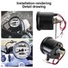 Tachometer Moto Parts Modified Odometer Motobike Accessory Machinery Universal Auto Gauge With LED Light Retro Motorcycle Dashboard