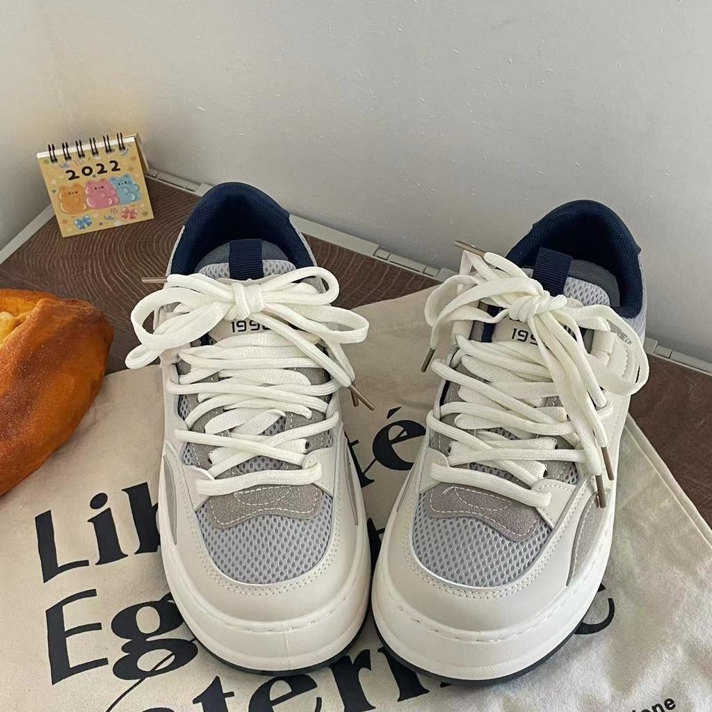 Big Head Shoes Women's Shoes Spring and Summer Mesh Breathable Casual Skateboard Shoes