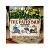 Vintage Iron Metal Welcome Bar Sign Wall Decor Home Garden Farmhouse Art Gift