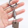Detachable Car Keychain 360 Degree Rotation Rotate Buckle Titanium Zinc Zinc Alloy Keychain  Hiking