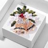 1pc, Delicate Fresh Christmas Bell Design Brooch, Exquisite Alloy Lapel Pin, for Party Supplies Clothing Bag Decors Jewelry Gift