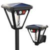 Solar Outdoor Garden Set of Warm Automatic IP67 Zero Electricity Motion LED Pole 3 Intelligent Disaster Outdoor Wall Easy Pendant Security Light