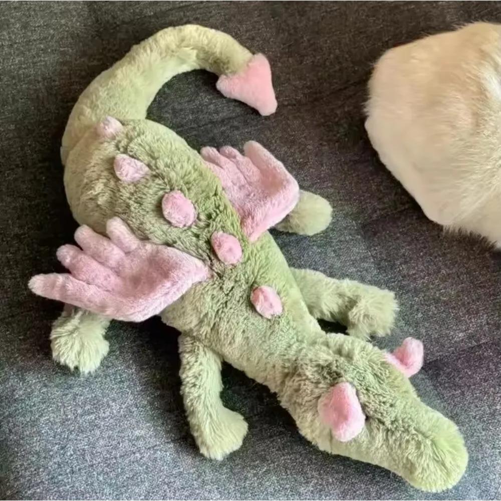 55cm  Geschenk Matcha Drache Und Lila Drache Schlüsselanhänger Plüschtier Niedlicher Und Beruhigender Begleiter Plüschtier Feiertagsgeschenke S Ss