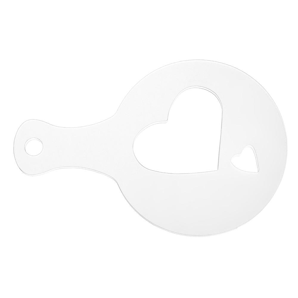 16pcs DIY Latte Mold Coffee Art Stencils Decorating Foam Tool Cappuccino