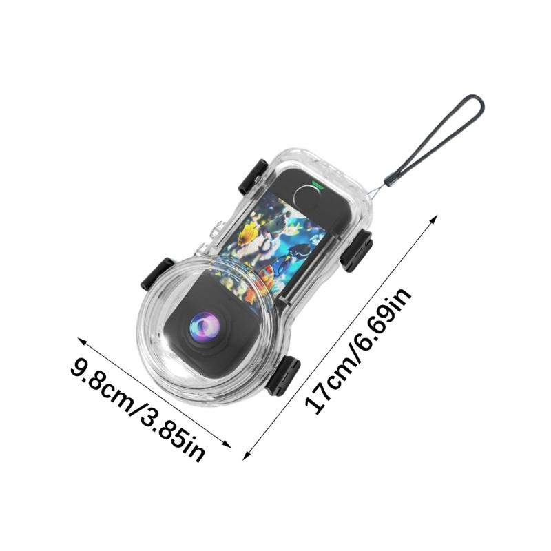 Invisible Dive Housing Dive Case For X4 Air Invisible Waterproof Case Action Camera Accessories Dive Case 50m Waterproof