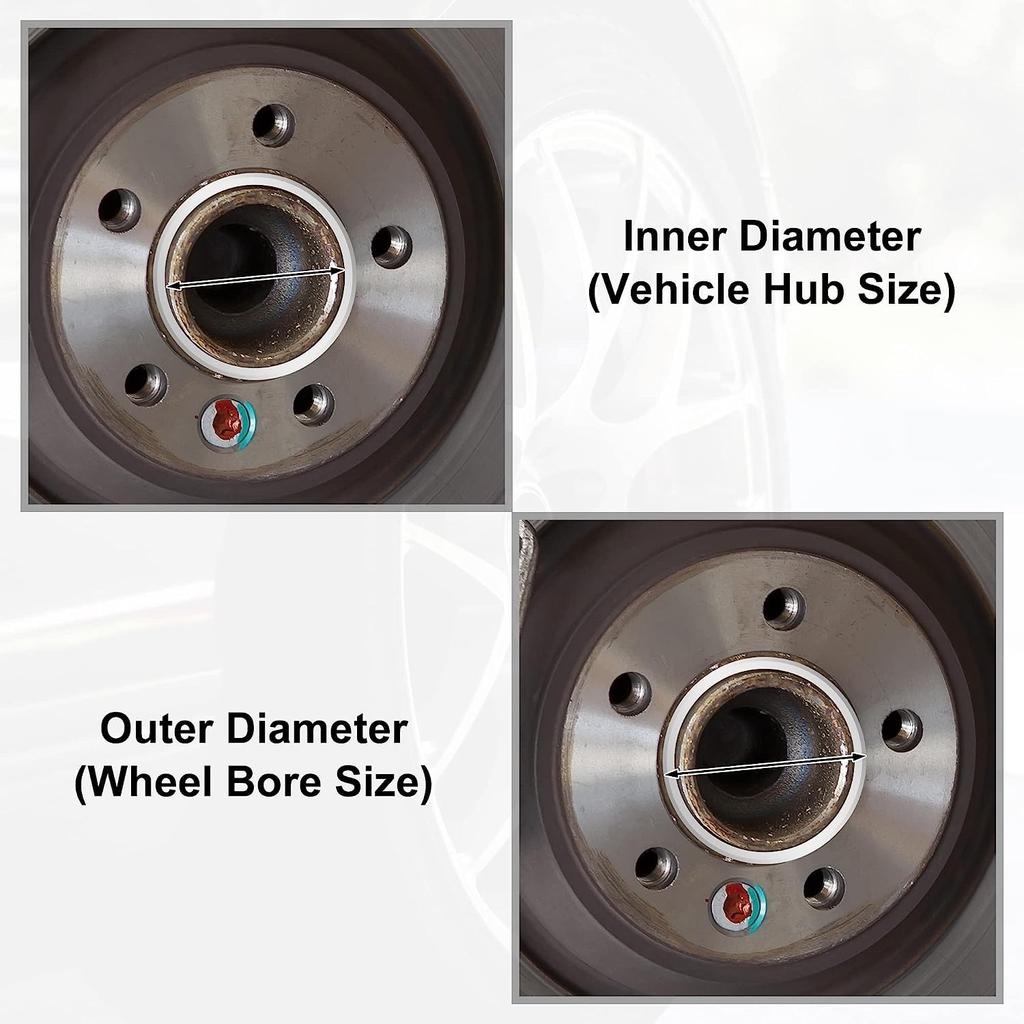 Myoseya Hub Ring, Wheel Hub Ring, Hub Center Ring, High Speed Driving, Wheel Center,