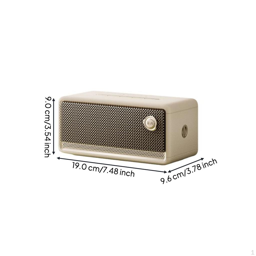 Speaker Portable, Deep Bass, Waterproof, Small, Home Outdoor Black other