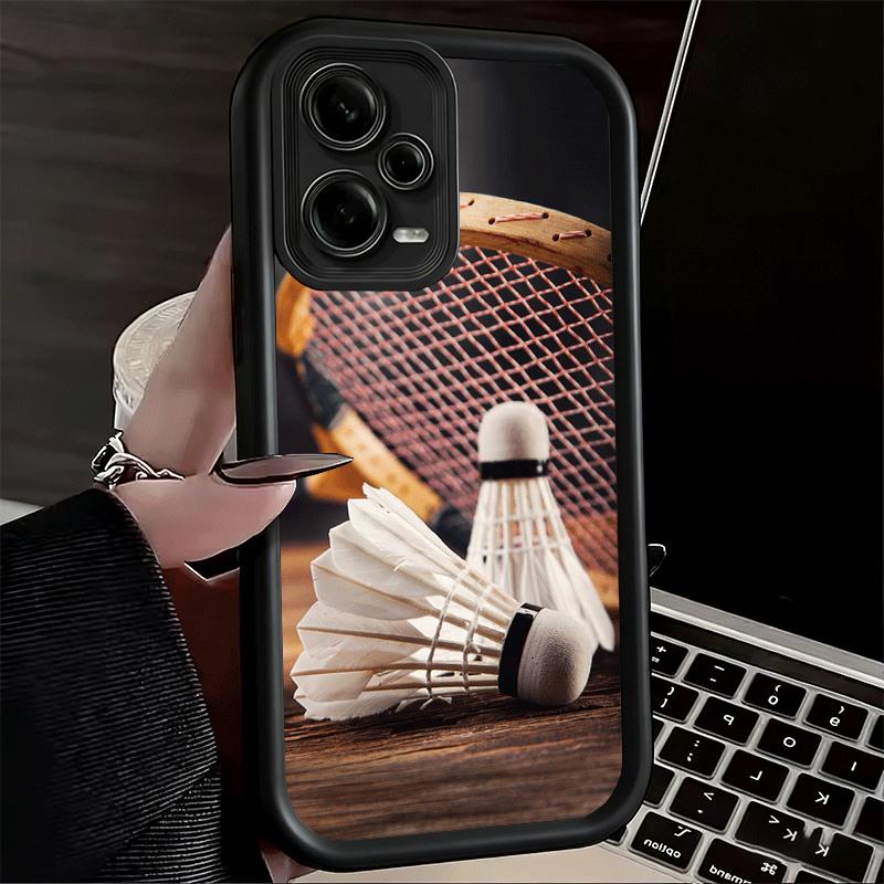 Badminton Sport Soft Phone Case for Xiaomi Redmi Note 15 14 13 12 11 Pro Plus 10S 11S 4G 11T 5G Shell Silicone Funda