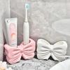 Girlish Heart Bow Ceramic Electric Toothbrush & Toothpaste Holder