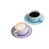 High-End Gradient Ceramic Coffee Cup & Saucer Set for Afternoon Tea