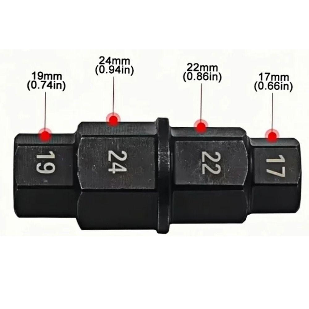 Anti-Rust Wheel Removal Tool 17/19/22/24mm Sockets Front Axle Hex Wrench Repair Tool