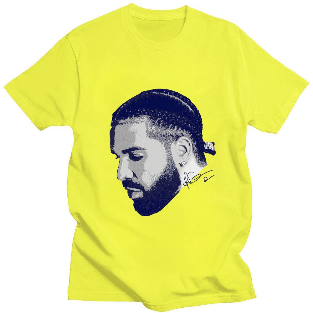 Vintage Rapper Drizzy Drake Print 100% Cotton T-shirt Unisex Casual Cott