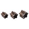 3 Stück Leder Stanzform Set 5-zackige Sternform Scharfer Legierter Stahl Leder Stanz- und Schneidform Kit