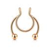 Unisex Fake Diaphragm Gifts Colorful Nose Ring Jewelry Stainless Steel Nose Ring Clip Homosexual Only 1pcs