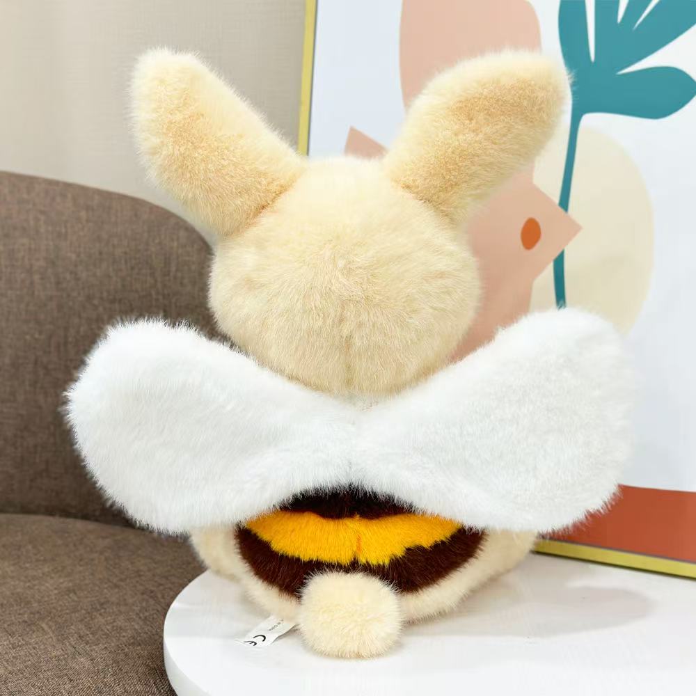 Latest Bee Rabbit Bee Doll Kawaii Stuffed Plush Toy Handmade Doll Cartoon Anime Cute Pillow Children's Birthday Gift Fun Doll