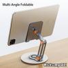 360° Metall Skrivebord Mobil KutumyQC Telefonholder Stativ For iPhone iPad Xiaomi Justerbar Skrivebordsnettbrettholder Mobiltelefonstativ