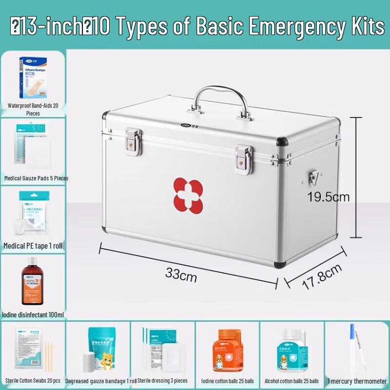 Aluminum Alloy Emergency First Aid Kit