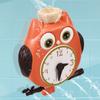 Suction Owl Cup Clock Rotation Happy Baby Water Play Bathroom Shower Toy