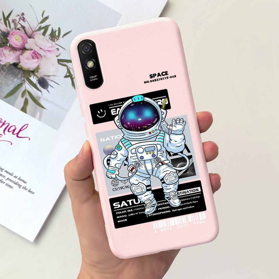 Für Xiaomi Redmi 9A 9AT Hülle Süßer Astronaut Schmetterling Weiches Silikon Handy Rückseite Für Xiaomi Redmi 9i Sport Redmi9a Hüllen