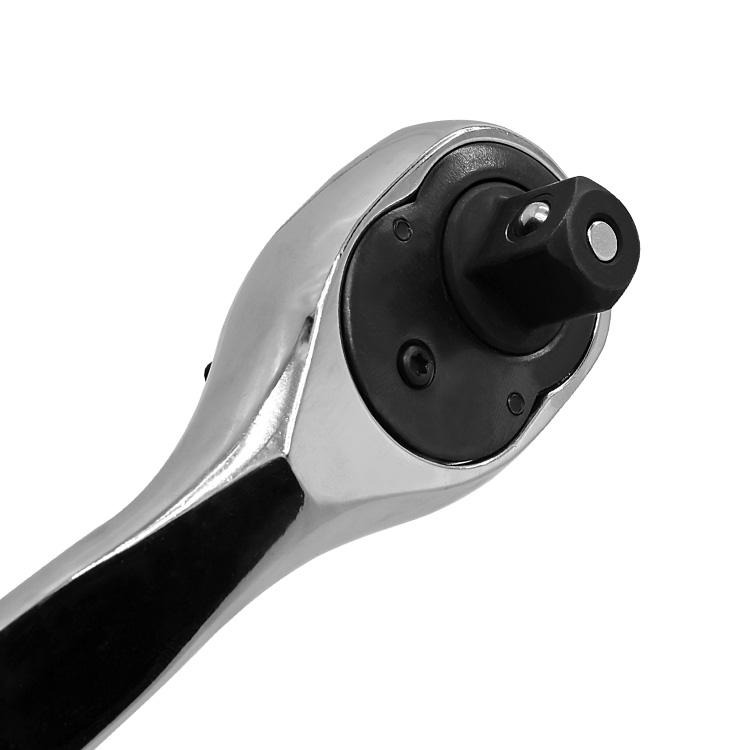 Quick Release Ratchet Spanner 72 Teeth Ratchet Wrench Pear Head Ratchet Spanner Adjustable Ratchet Socket Wrench