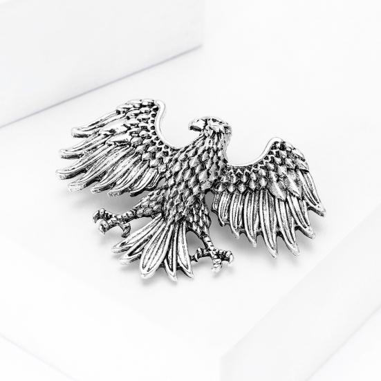 Bald Eagle Brooch for Men And Women Patriotic Enamel Alloy Lapel Pin