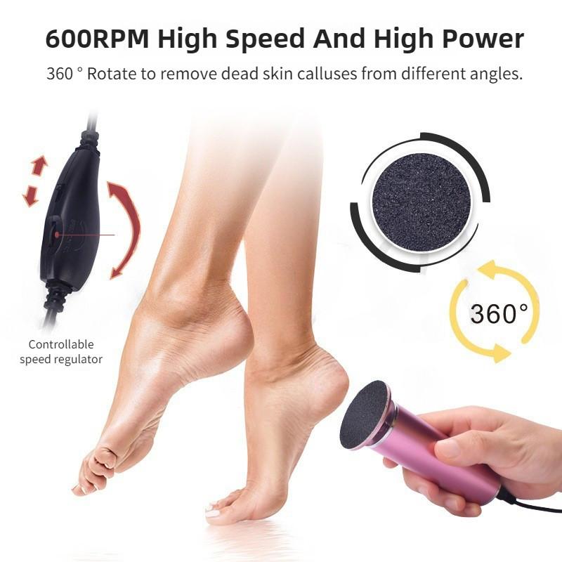 Portable Electric Foot Callus Remover Professional Nail & Foot Care Machine Foot Skin Beauty Polishing Device