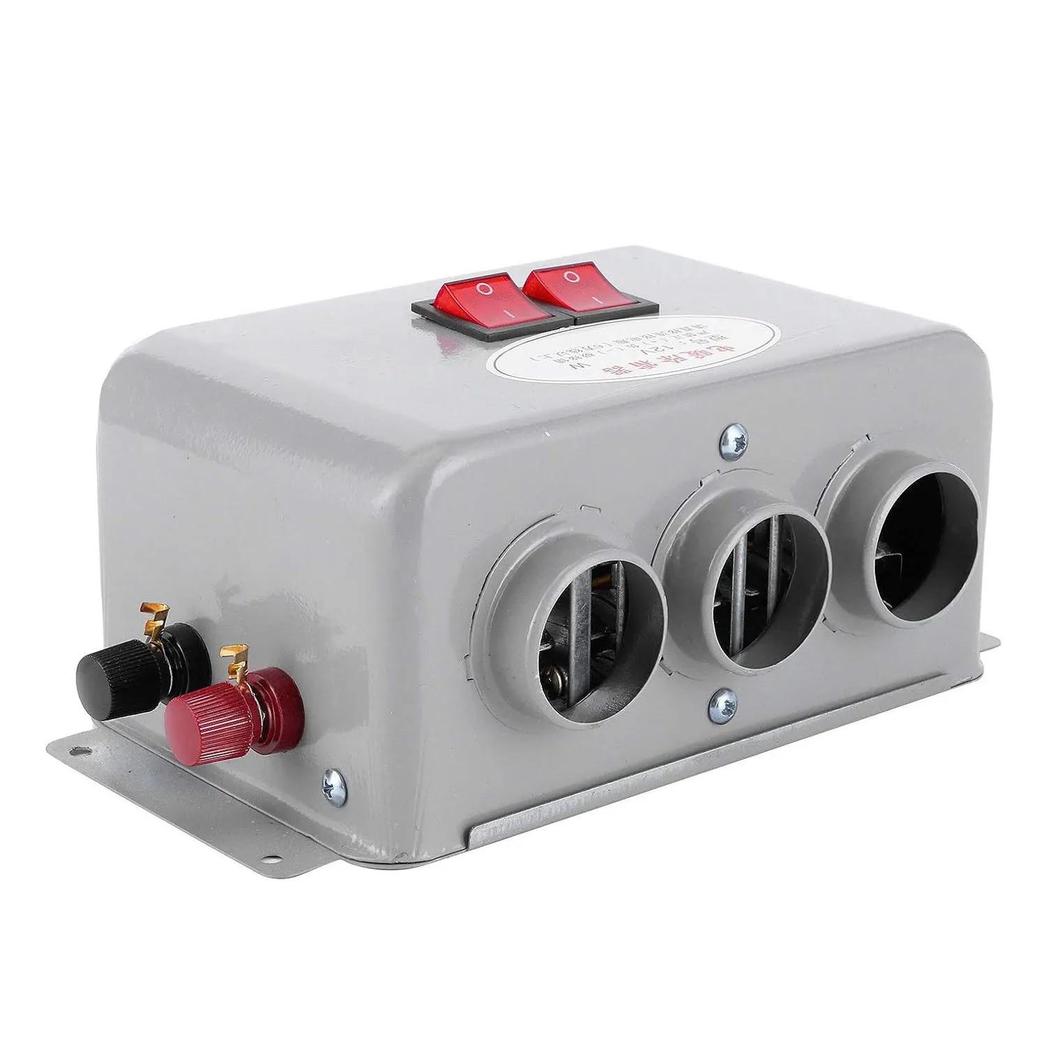 Car Heater 12v24v Car Heater Truck High Power Car Heater Compact Car Heater Fast Heating Heating Defrost Fast Heating in Winter 12V gray 800W