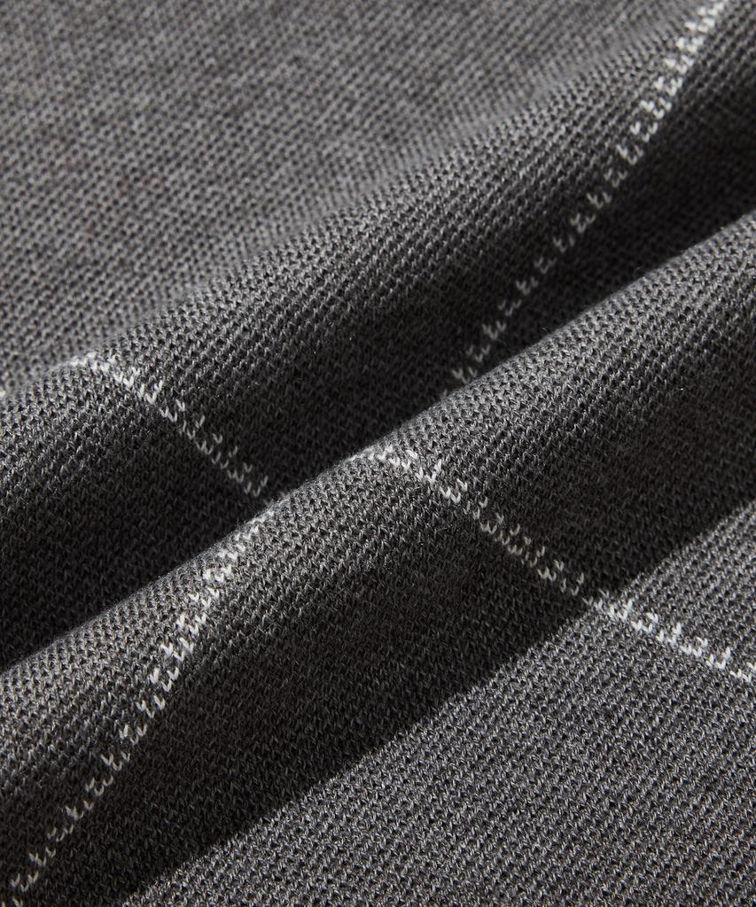 Stco Diems Washable Argyle Notched Neck Vest_Charcoal Gray (Classic Fit)_Dkvxa03Ccc