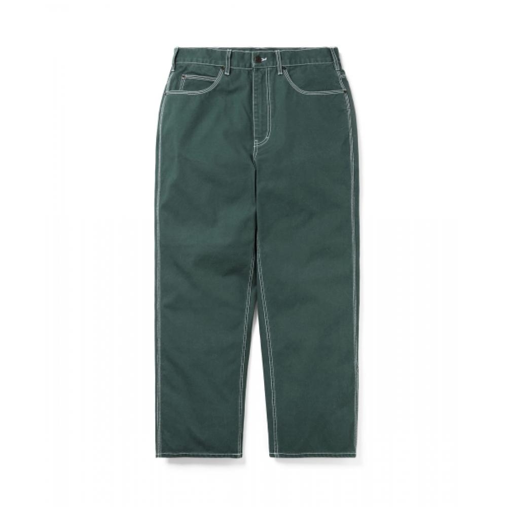 Thisisneverthat Contrast Stitch Pant Green S