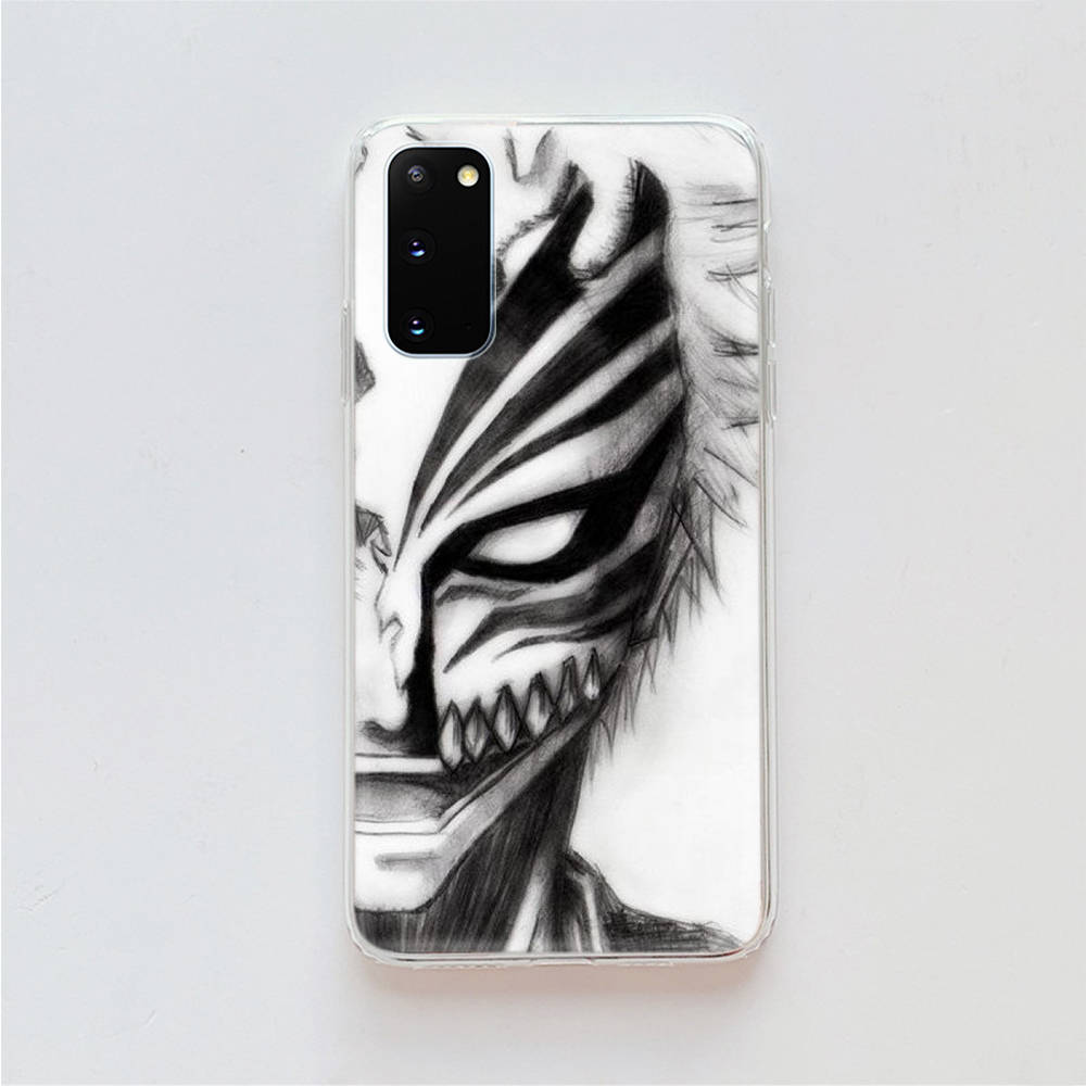 AD90 Anime Bleach Clear Case for Samsung A04 A14 A23 A34 A54 M23 M33 M52 M53 Realme 10 9 C30S C35 C55 VIVO Y02 Y21 Y33S Y51 X80 V25 Cover