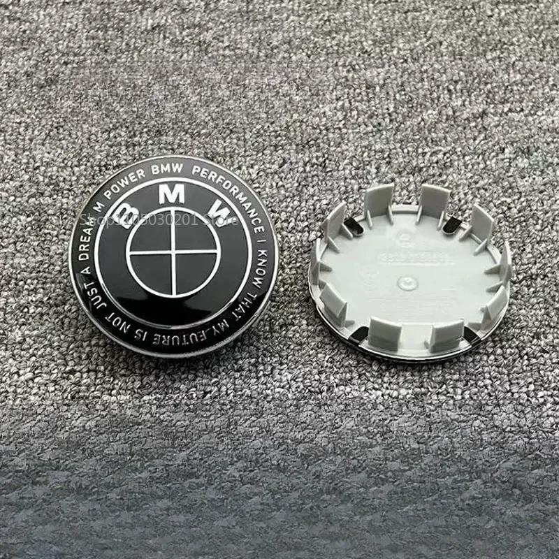 4Pcs/Set 56/60/68MM Car Wheel Center Hup Caps Wheel Cover For BMW E36 E39 E46 E60 E90 E90 F01 F10 F30 G01 G20 G21 G30